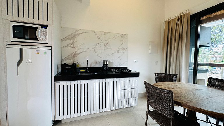 Loft para 5 pessoas na rua da praia, pet friendly!