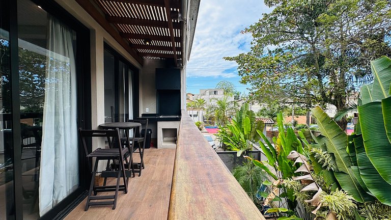 Loft para 5 pessoas na rua da praia, pet friendly!