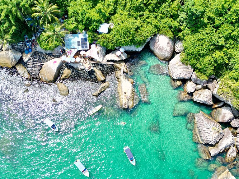 Loft 02, na rua da praia, pet friendly!