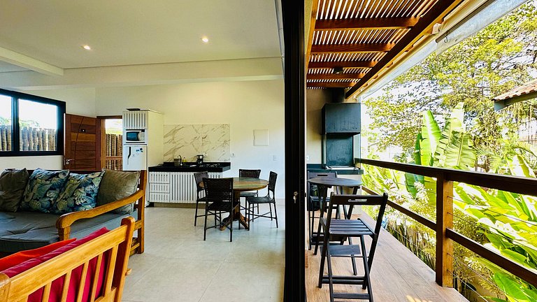 Loft 6, na rua da praia - 4 pessoas, Juquehy