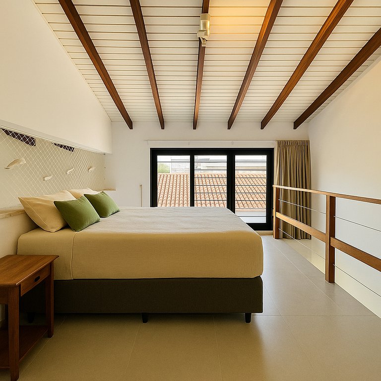 Loft na rua da praia - 5 pessoas, Juquehy