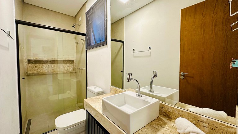 Loft para 3 pessoas na rua da praia, pet friendly!