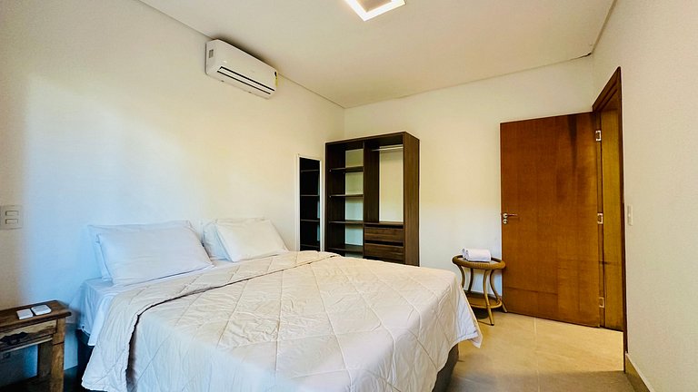 Loft para 3 pessoas na rua da praia, pet friendly!