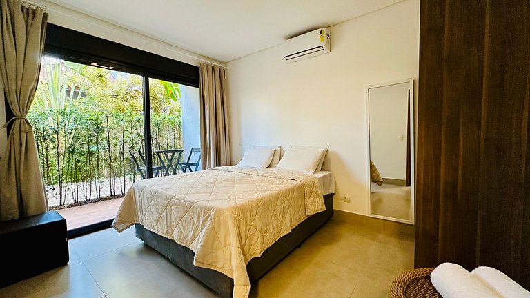 Loft para 3 pessoas na rua da praia, pet friendly!