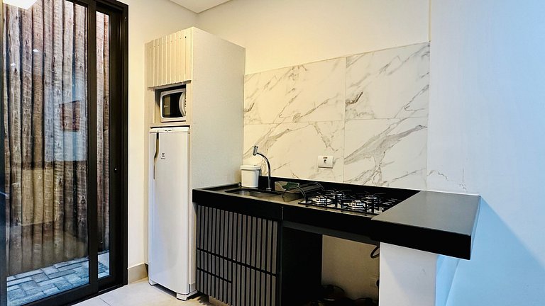 Loft 03, na rua da praia, pet friendly!