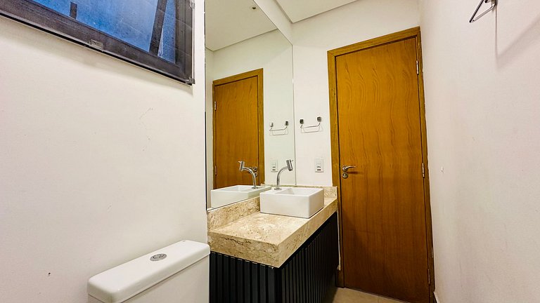 Loft 03, na rua da praia, pet friendly!