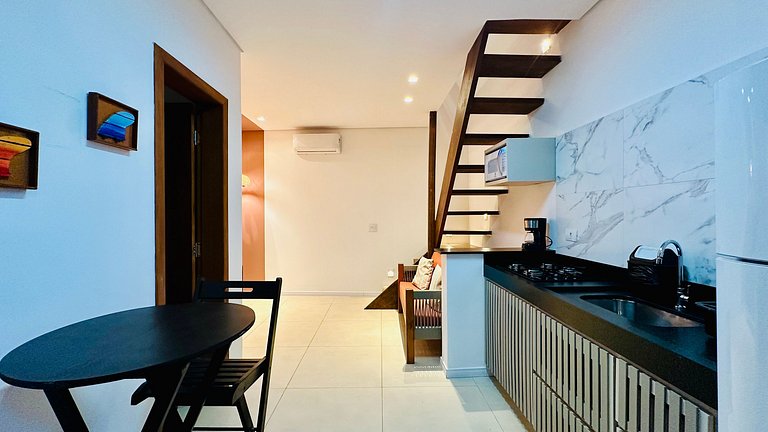 Loft 8, na rua da praia - 4 pessoas, Juquehy