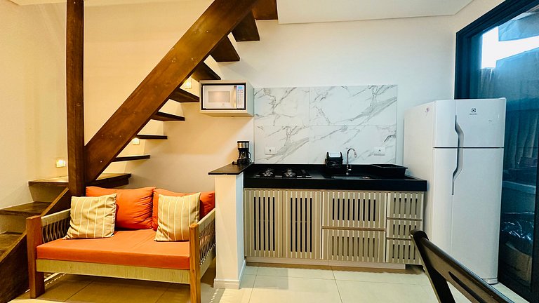 Loft 8, na rua da praia - 4 pessoas, Juquehy