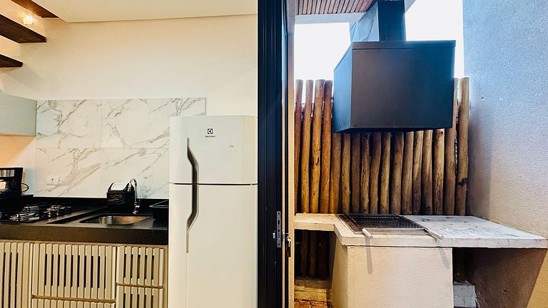 Loft 7, na rua da praia - 4 pessoas, Juquehy