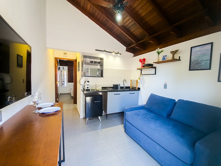 Apartment in Barra do Una, with breakfast included.