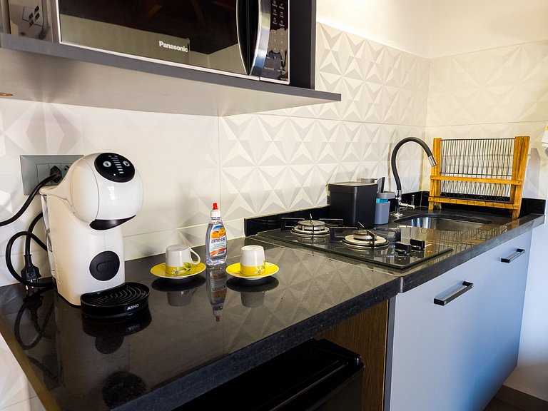 Flat em Barra do Una, com café da manhã incluso