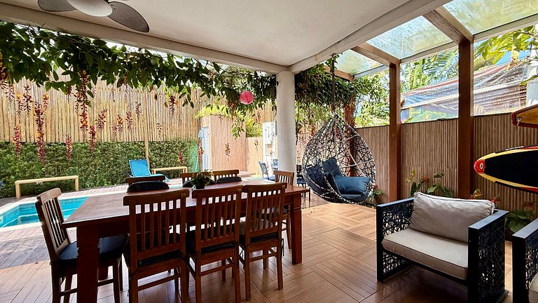 Casa com piscina aquecida - 12 pessoas