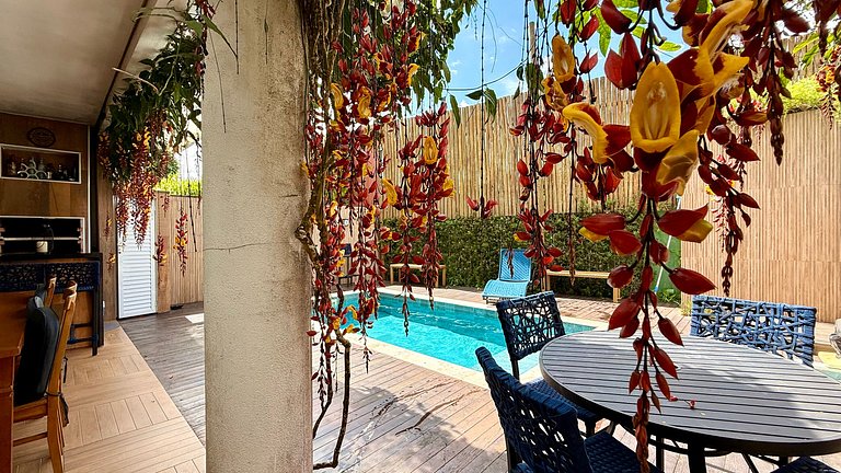 Casa com piscina aquecida - 12 pessoas