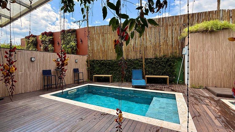 Casa com piscina aquecida - 12 pessoas