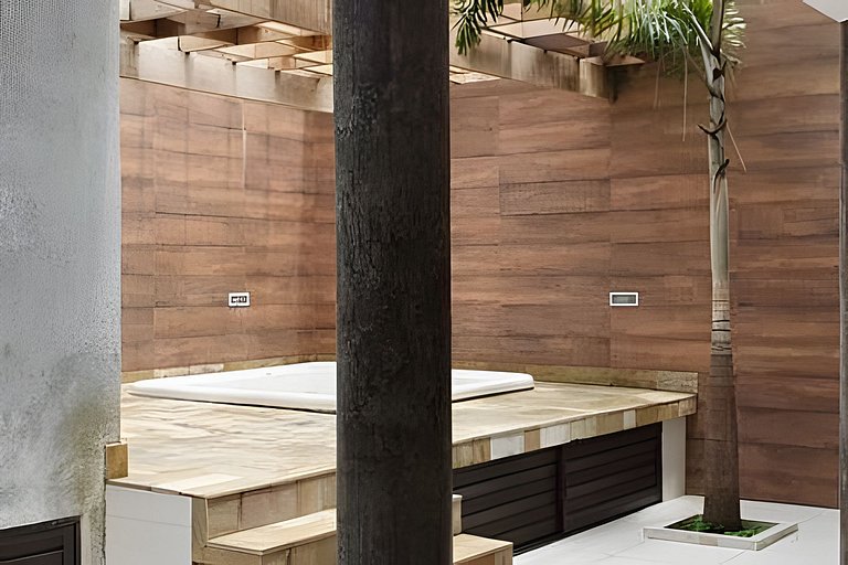 Casa Bertioga+20hosp 7suites ar cond 400m da praia