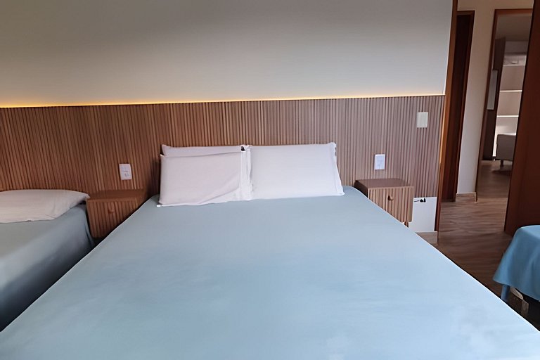 Casa Bertioga+20hosp 7suites ar cond 400m da praia