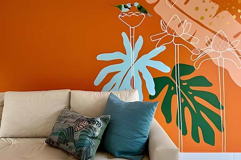 Loft a 150m do mar para até 4 pessoas em Juquehy!